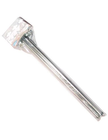 Branche mobile chromée Acier chromé, articulation mobile, 2 sorties - Godonnier