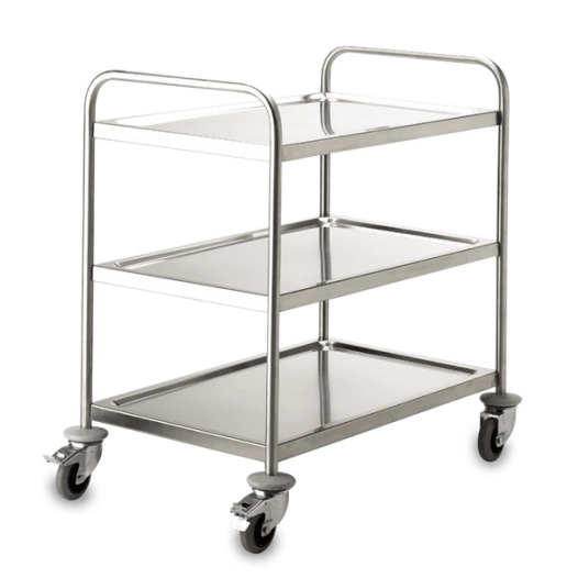 chariot de service 3 plateaux 51 x 83 cm - lacor ld
