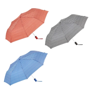 parapluie automatique à impression ovale avec uvp 50+, couleurs assorties