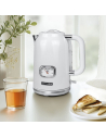 bouilloire 1,7l 2000w indicateur de tâ° blanc inox - new one - muse pem