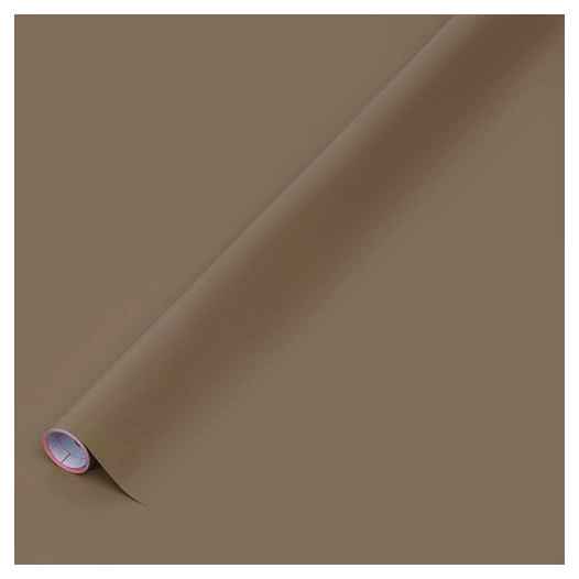 adhã©sif roulant uni mat teak brown 2 m x 45 cm - contitech france