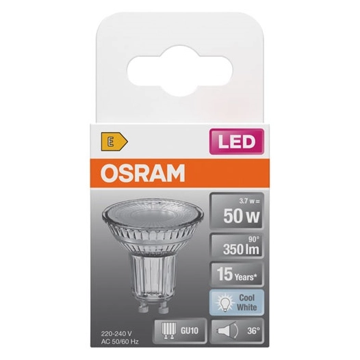 spot par16 led 4.3w gu10 froid boite de 1 - ledvance gp