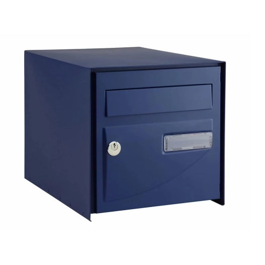 Boîte aux lettres Probat simple face bleue 5003 - DECAYEUX