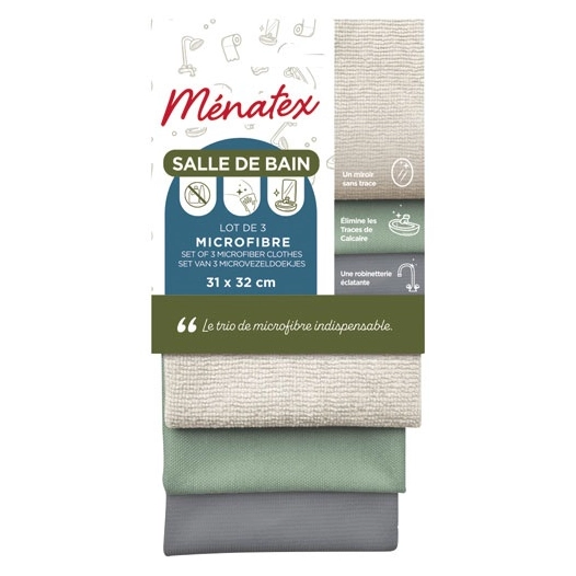 lavette spã©cial salle de bain 31x32 cm - thion