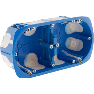 Boîte d’encastrement double No Air multimatériaux diamètre 67 mm profondeur 40 mm entraxe 71 mm – ZE