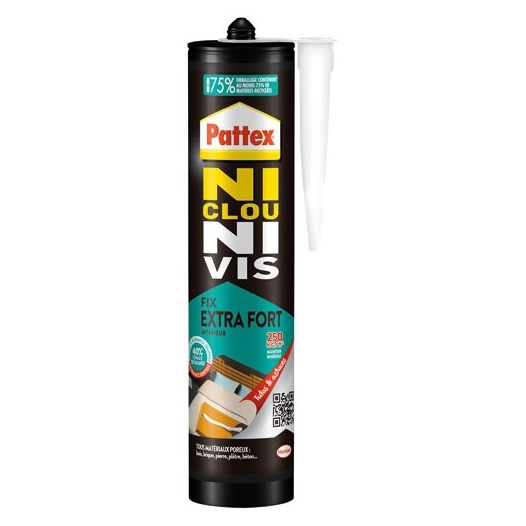 ni clou ni vis fix extra fort cartouche 380 gr - henkel gp
