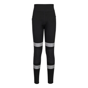 kx3 leggings de travail flexi pour femmes - taille 4xl - noir - portwest
