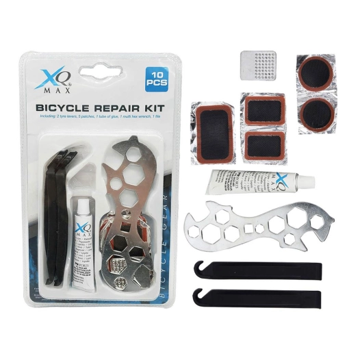kit basique réparation rous vélo 10 outils xqmax
