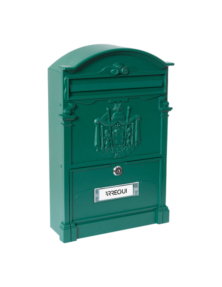 Boîte aux lettres ARREGUI Residencia Verte Aluminium Vert, Sécurité Courrier - ARREGUI
