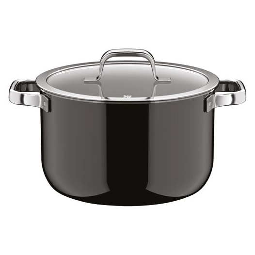fusiontec mineral pro faitout haut 24cm 6l4 noir - gpe seb france - wmf cookware