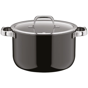 fusiontec mineral pro faitout haut 24cm 6l4 noir - gpe seb france - wmf cookware