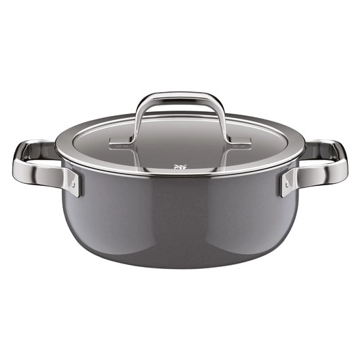 fusiontec mineral pro faitout bas 20cm 2l4 platinium - gpe seb france - wmf cookware