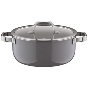 fusiontec mineral pro faitout bas 24cm 4l4 platinium - gpe seb france - wmf cookware
