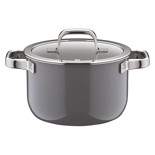 fusiontec mineral pro faitout haut 24cm 6l4 platinium - gpe seb france - wmf cookware