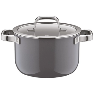fusiontec mineral pro faitout haut 24cm 6l4 platinium - gpe seb france - wmf cookware