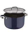 fusiontec mineral pro faitout haut 24cm 6l4 bleu fonce - gpe seb france - wmf cookware