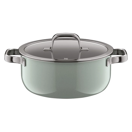 fusiontec mineral pro faitout bas 20cm 2l4 eukalyptus - gpe seb france - wmf cookware