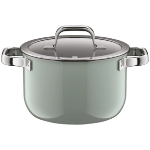 fusiontec mineral pro faitout haut 24cm 6l4 eukalyptus - gpe seb france - wmf cookware