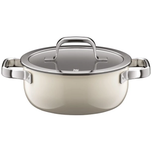 fusiontec mineral pro faitout bas 24cm 4l4 macadamia - gpe seb france - wmf cookware