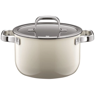 fusiontec mineral pro faitout haut 24cm 6l4 macadamia - gpe seb france - wmf cookware