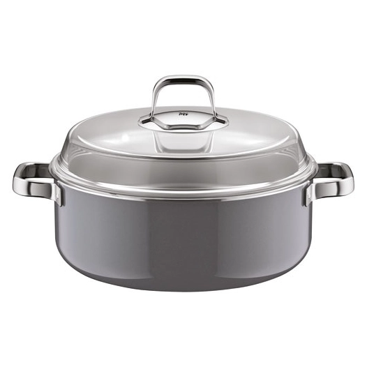 fusiontec mineral pro daubiere 28cm 6l platinium - gpe seb france - wmf cookware