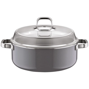 fusiontec mineral pro daubiere 28cm 6l platinium - gpe seb france - wmf cookware