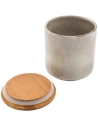 bocal de conservation 12,5xh13,5cm gris - fine dining living