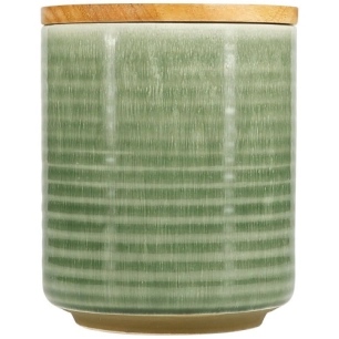 bocal de conservation 12,5xh15,5cm vert - fine dining living