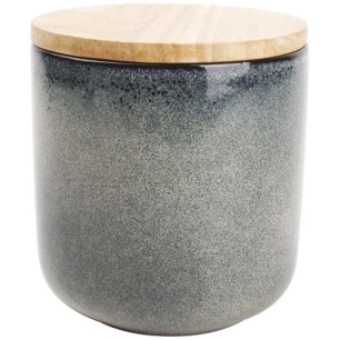 bocal de conservation 12xh12cm vert/bleue - fine dining living