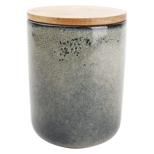 bocal de conservation 12xh15cm vert/bleue - fine dining living