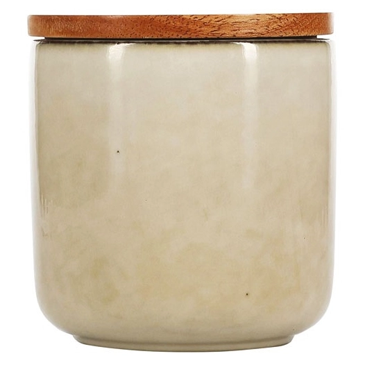 bocal de conservation 12xh12cm ivoire - fine dining living