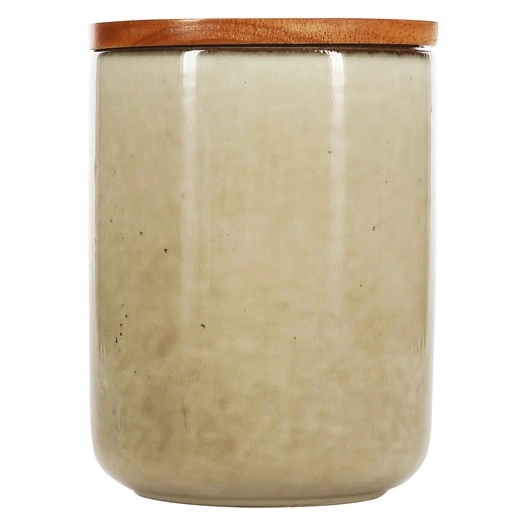 bocal de conservation 12xh15cm ivoire - fine dining living