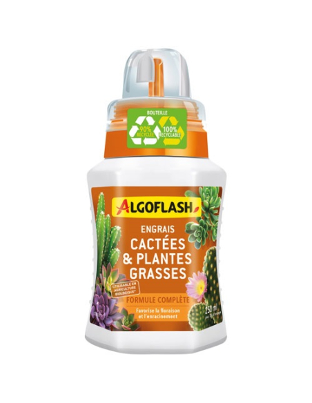 Engrais Cactées Plantes Grasses Nutrition Spécifique Cactées & Succulentes - ALGOFLASH
