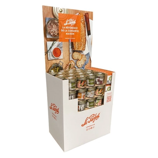 box 80 terrines fw 500 ml + 60 boãžte 10 capsules fw diam 100 - berlin packaging france