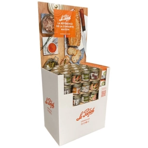 box 80 terrines fw 500 ml + 60 boãžte 10 capsules fw diam 100 - berlin packaging france