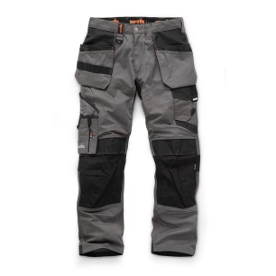 1 pantalon trade graphite avec poches-étuis - taille 44 s - scruffs