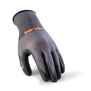 1 gants worker gris, 5 paires - taille m 8 - scruffs