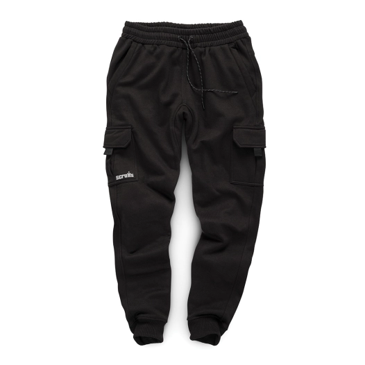 1 pantalon de jogging noir à coupe ajustée - taille xl - scruffs