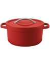 plume cocotte ronde rouge 24cm 4l5 - beka