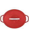 plume cocotte ovale rouge 31cm 6l - beka