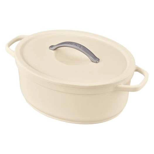 plume cocotte ovale beige 31cm 6l - beka