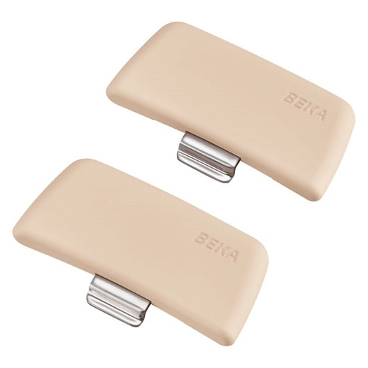 evolution lot de 2 anses amovibles beige - beka