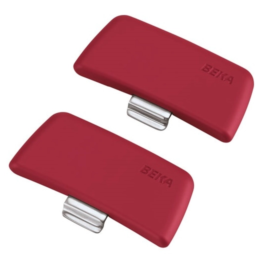 evolution lot de 2 anses amovibles rouge - beka