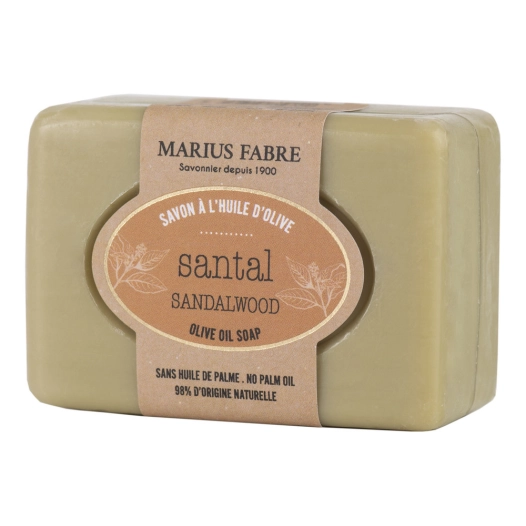 savonnette à l’huile d’olive santal 100 g savonnette à l’huile d’olive santal 100 g - marius fabre
