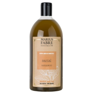 savon liquide de marseille santal 1l savon liquide de marseille santal 1l - marius fabre