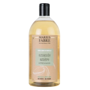 savon liquide de marseille amande amère 1l savon liquide de marseille amande amère 1l - marius fabre