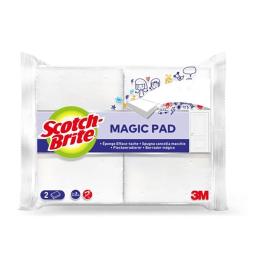 gomme magique, 2 pièces