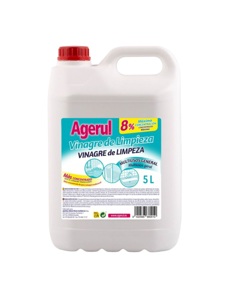 Vinaigre Nettoyant AGERUL 5L Dégraissant et désodorisant naturel puissant - AGERUL