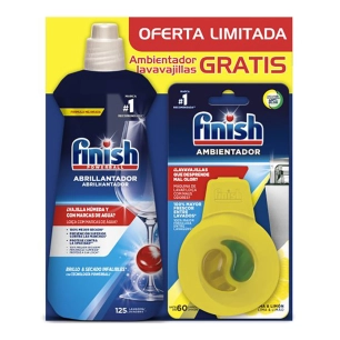 liquide de rinçage pour lave-vaisselle 500 ml + désodorisant au citron vert/citron