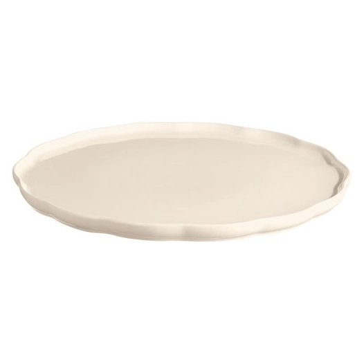 6 madeleine argile assiette de service 31cm - emile henry emile and co